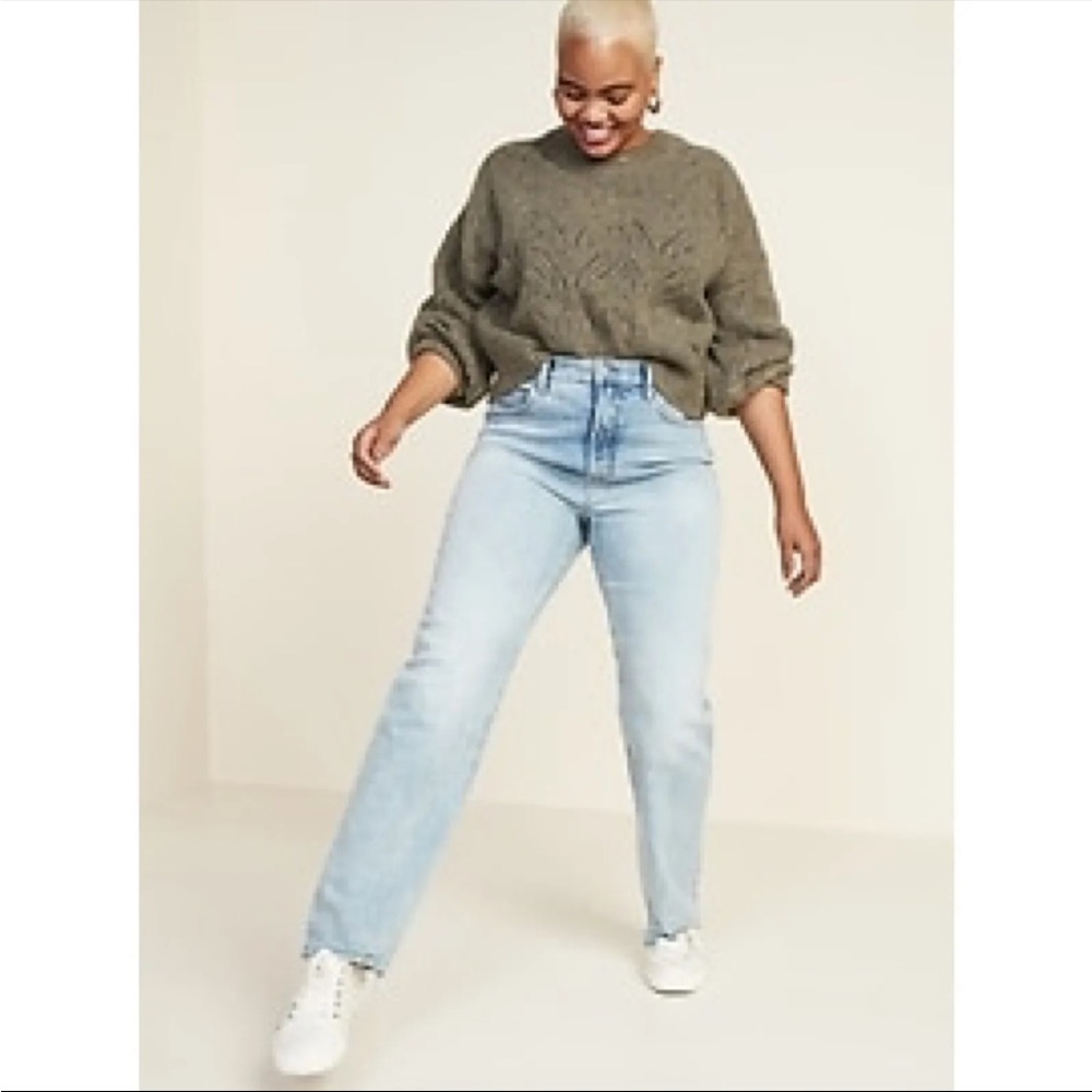 Old Navy Ski High Straight Leg Jeans